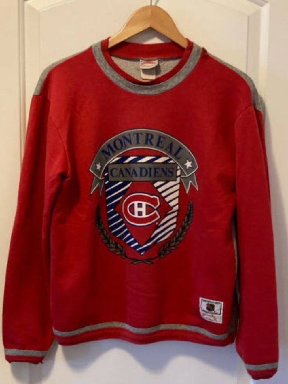 Nutmeg Mills Vintage 90s Montreal Canadiens Habs NHL Sweatshirt Medium